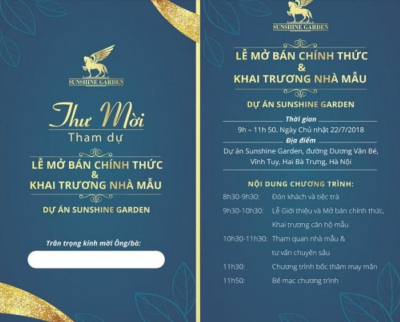 Những thông tin cần có trong thư mời khai trương