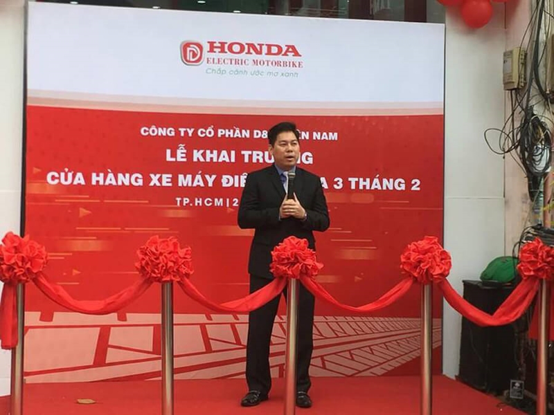 Phần phát biểu của người đại diện trong ngày khai trương cửa hàng 