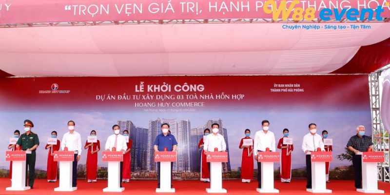 Các bước có trong kịch bản lễ khởi công