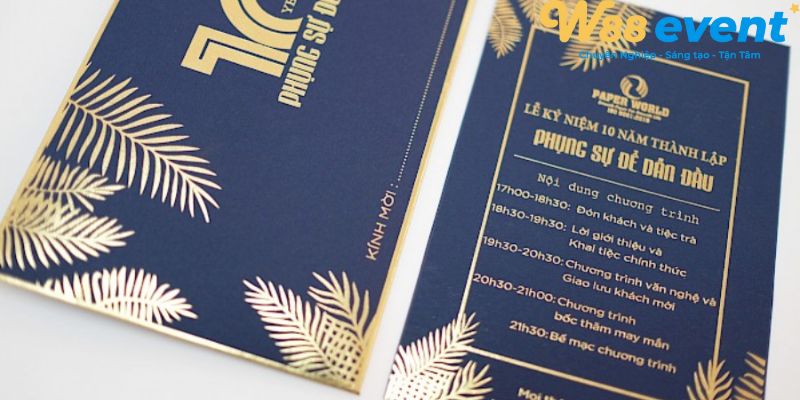 Mẫu thư mời sự kiện độc đáo